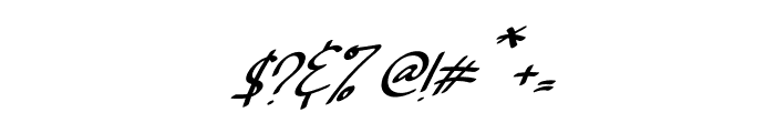 Rellata Italic Font OTHER CHARS