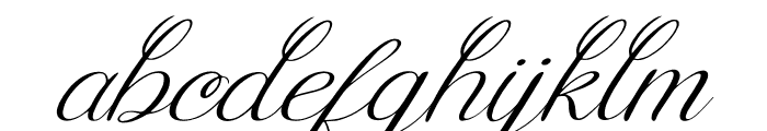 Rellydon Italic Font LOWERCASE