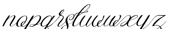 Rellydon Italic Font LOWERCASE