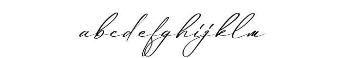 Reltinatha Signature Italic Font LOWERCASE