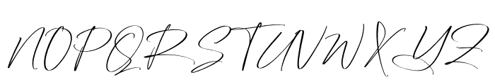 Reltinatha Signature Font UPPERCASE