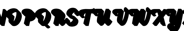 Relycha Extrude Regular Font UPPERCASE