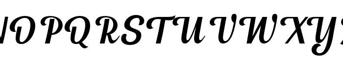 Relycha Regular Font UPPERCASE