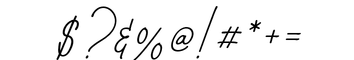 Remain Signature Regular Font OTHER CHARS