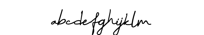 Remain Signature Regular Font LOWERCASE