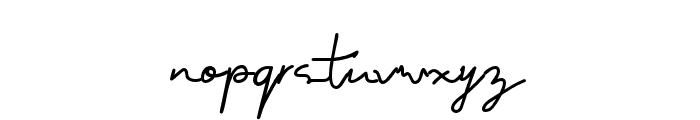 Remain Signature Regular Font LOWERCASE