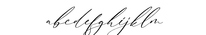 Rematho Klorofiland Script Italic Font LOWERCASE