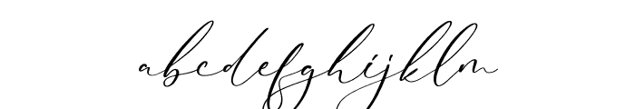 Rematho Klorofiland Script Font LOWERCASE