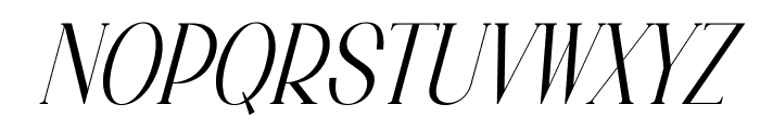 Rematho Klorofiland Serif Italic Font UPPERCASE