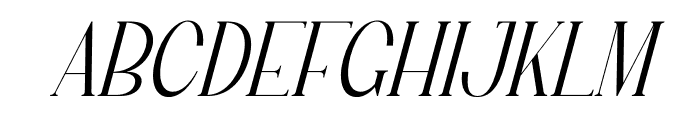Rematho Klorofiland Serif Italic Font LOWERCASE