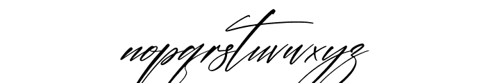 Rembulan Signature Italic Font LOWERCASE