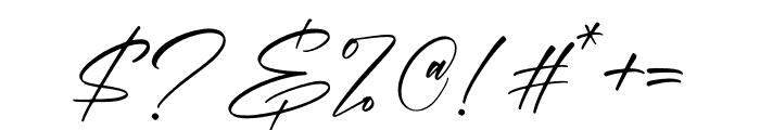 Rembulan Signature Font OTHER CHARS