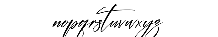 Rembulan Signature Font LOWERCASE