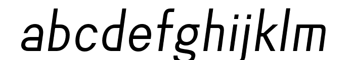 Remond Italic Font LOWERCASE