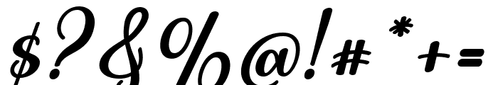 Renatha Italic Italic Font OTHER CHARS