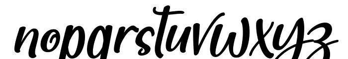 Renatha Italic Italic Font LOWERCASE