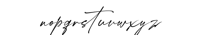 Renatha Signature Font LOWERCASE