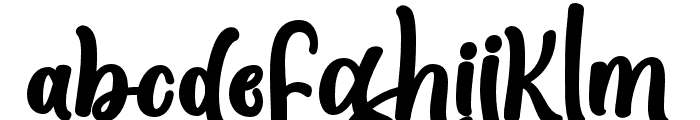RenathaBold-Bold Font LOWERCASE