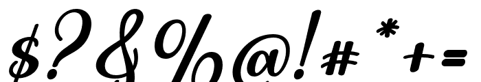 RenathaItalic-Italic Font OTHER CHARS