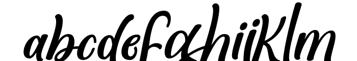 RenathaItalic-Italic Font LOWERCASE