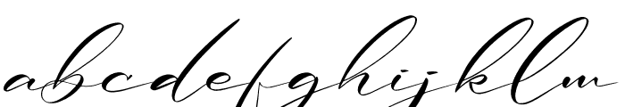 Renathalia Signature Font LOWERCASE