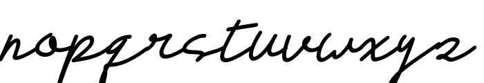 Renatta Italic Font LOWERCASE