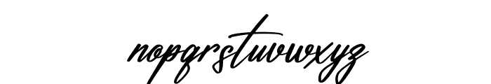 Renatta Signature Italic Font LOWERCASE