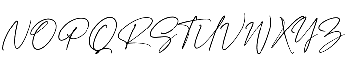 Renattha Signate Font UPPERCASE
