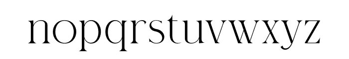 Rendis Font LOWERCASE