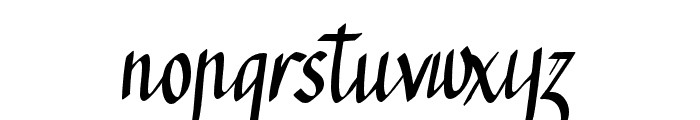 RendysCalligraphy-Regular Font LOWERCASE