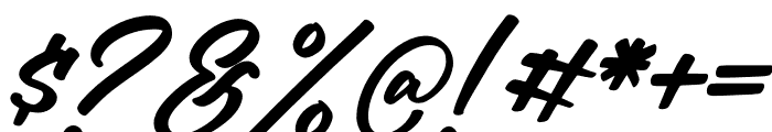 Rentrick Kentack Italic Font OTHER CHARS