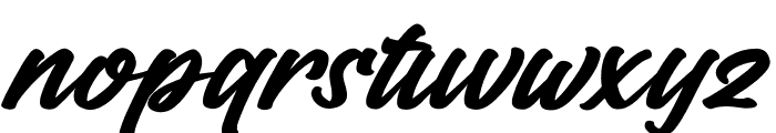 Rentrick Kentack Italic Font LOWERCASE