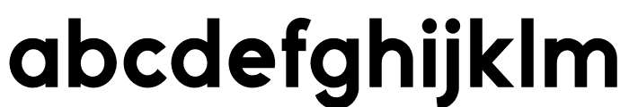 Reo Sans Bold Font LOWERCASE