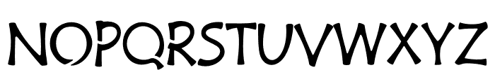 Repad Stencil Regular Font UPPERCASE