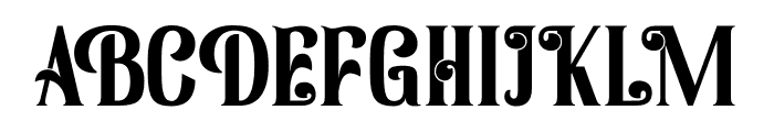 Reptilian Font UPPERCASE