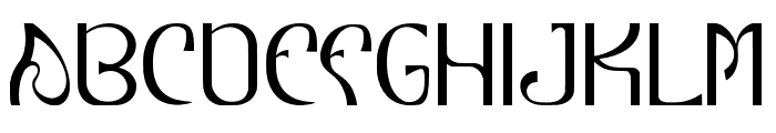 ReqiezzaRegular Font UPPERCASE