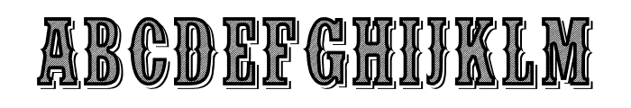 Reserve-Regular Font UPPERCASE