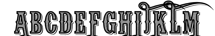 Reserve-Regular Font LOWERCASE