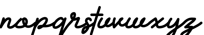 Resitha Font LOWERCASE