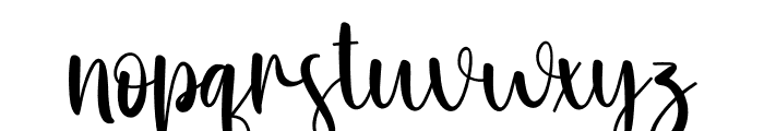 Resolute Font LOWERCASE