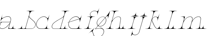 Resources Quarterly Light Italic Font LOWERCASE