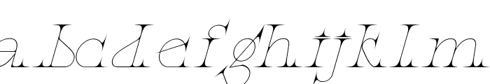 ResourcesQuarterly-LightItalic Font LOWERCASE