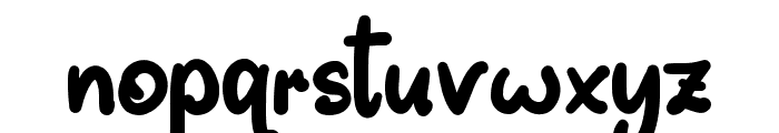 Resthia Font LOWERCASE