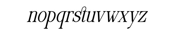 Restiga Italic Font LOWERCASE