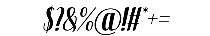 Restika Italic Font OTHER CHARS