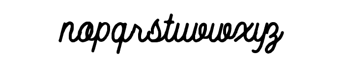 Restless Youth Script Bold Font LOWERCASE