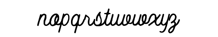 Restless Youth Script Font LOWERCASE