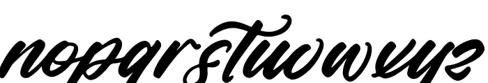 Restock Funkys Italic Font LOWERCASE