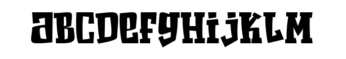 Restoe Iboe Font LOWERCASE