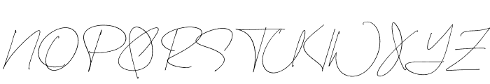 Restonasi Italic Font UPPERCASE